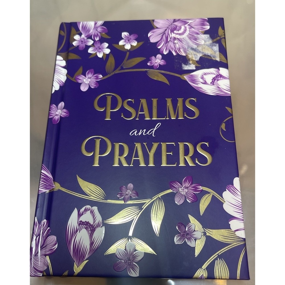 Psalms & Prayers Hardcover Devotional Book By Publications Purple 384 Pages New